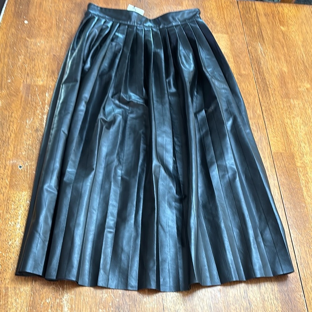 Black Pleated Skirt